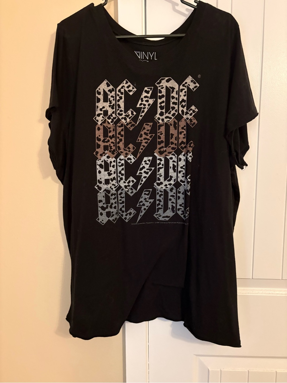 Women's Black AC/DC Graphic Tee